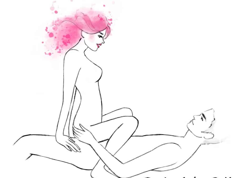 وضع راعية البقر الآسيوية - asian cowgirl-sex position