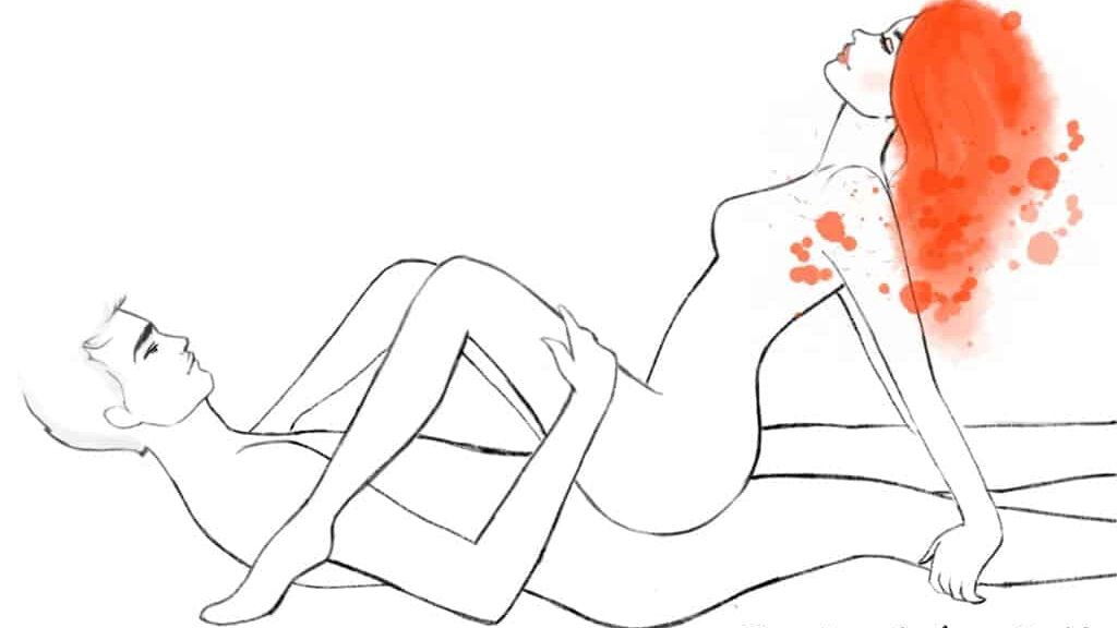 Crab sex position
