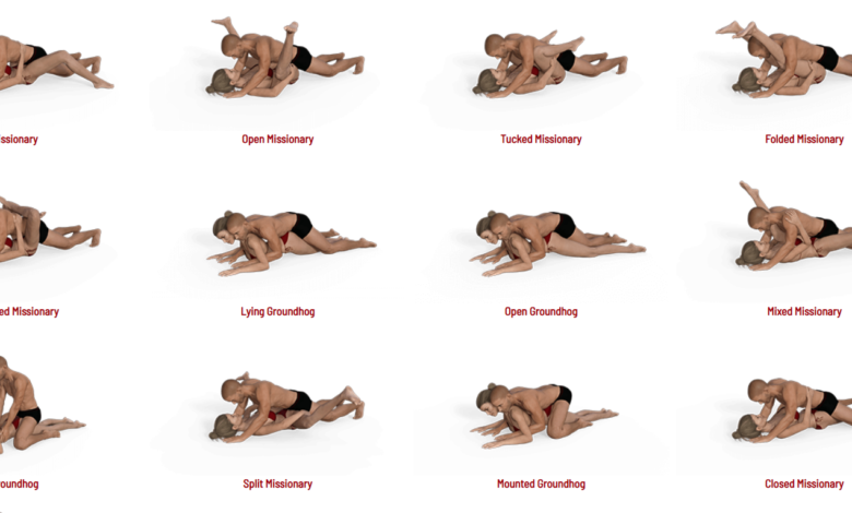 اوضاع جماع الرجل فوق المرأة